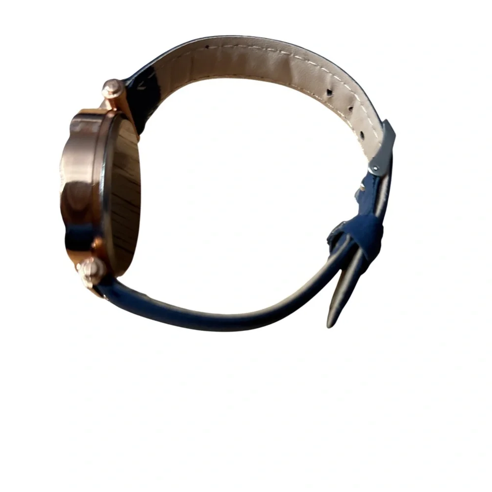 Pretty Little Stary Sky Blue + Rose Gold Ladies Wrist Watch